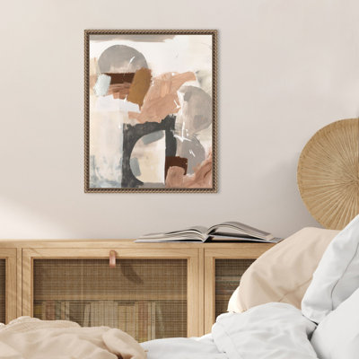 "Macchiato II" par Victoria Barnes, reproduction d'art sur toile encadrée