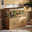 Terrarium 120 gallons avec support 4X2X2 et armoire de rangement