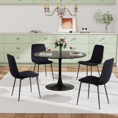 Ensemble 5 pièces de table et chaises de salle à manger style Mid-Century