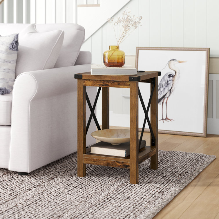 Kennemer End Table with Storage and Built-In Outlets