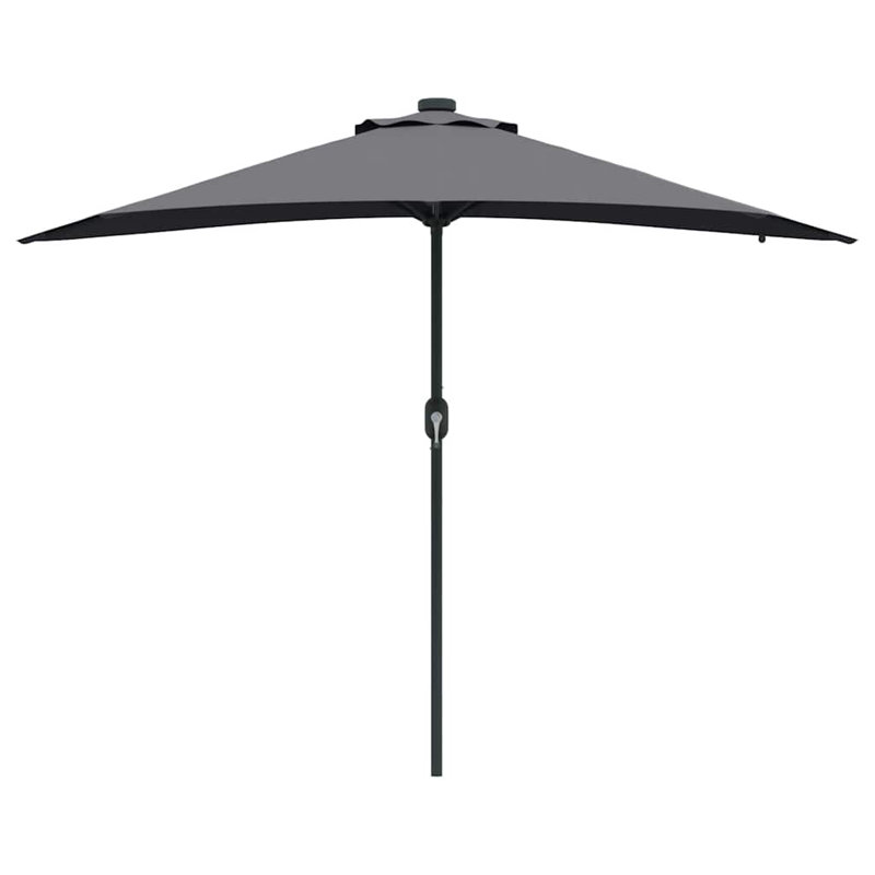 Market Parasol, 223cm H x 150cm W x 150cm D, Anthracite