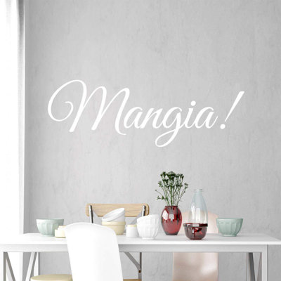 Décalcomanie murale mangia