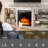 Alazik TV Stand for TVs up to 65" with Electric Fireplace Included-156225707