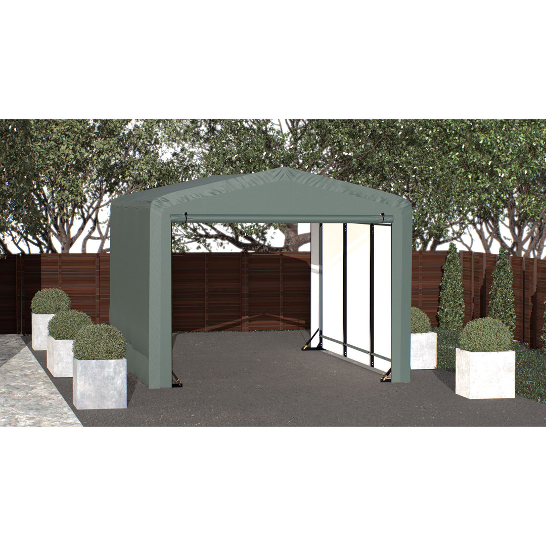ShelterTube Wind and Snow-Load Rated Garage ShelterLogic Canopy 