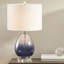 Lampe de table en verre Ombre