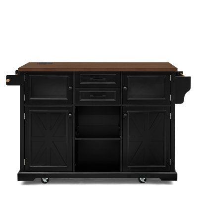 47.2 " W Kitchen Cart with Stainless Steel Top