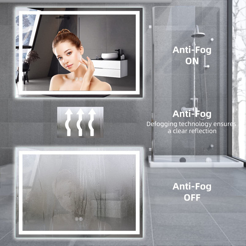 Gulesta Rectangle Wall Mirror, 24" x 40"