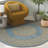 Constantinople 404 Hand Tufted Wool/Cotton Oriental Indoor Use Only Rug in Blue/Beige-774404669