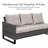 Naresa Wide Outdoor Wicker Patio Sectional with Cushions-1195354367