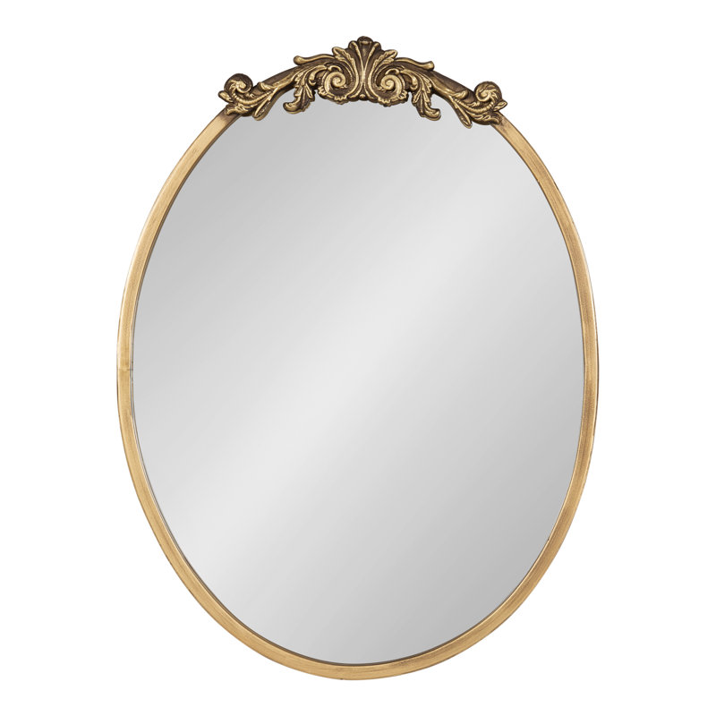 Miroir d'appoint Damiere, Or antique