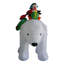 Décoration de Noël gonflable, pingouins à dos d'ours