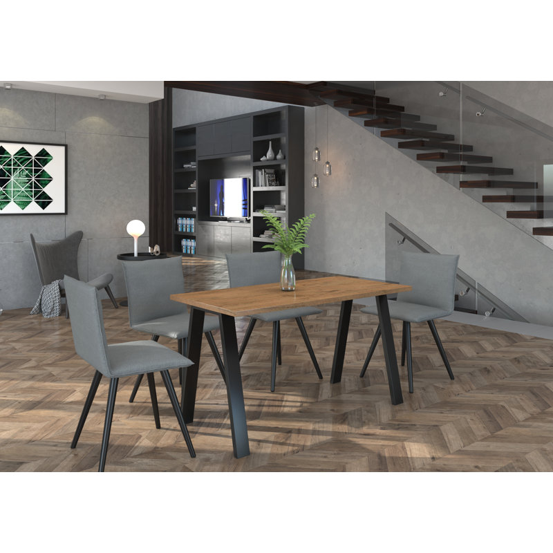 Nikaela Dining Table, Brown, H75 x L138 x W67cm