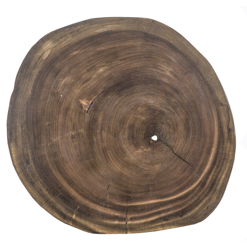 Live Edge 48'' Solid Wood Round Square Edge Table Top