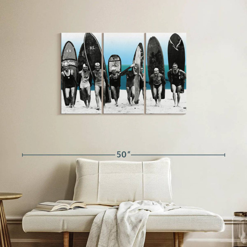 Senne Surf's Up, 1922, H 24 po x l 38 po