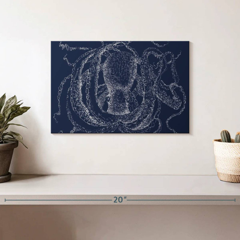 Octo Scribble, 8" H x 12" W