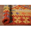 Tapis oriental en laine à motif géométrique treillis 8 x 11