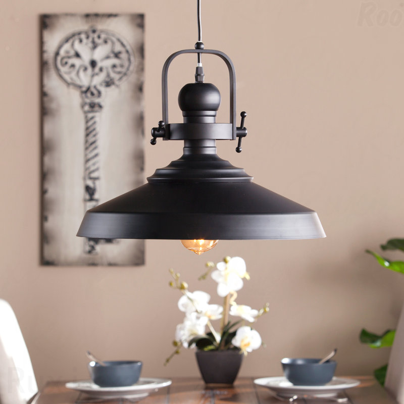 Lampe suspendue style industriel