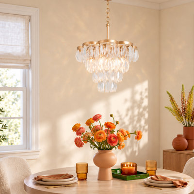 4 - Light Dimmable Chandelier