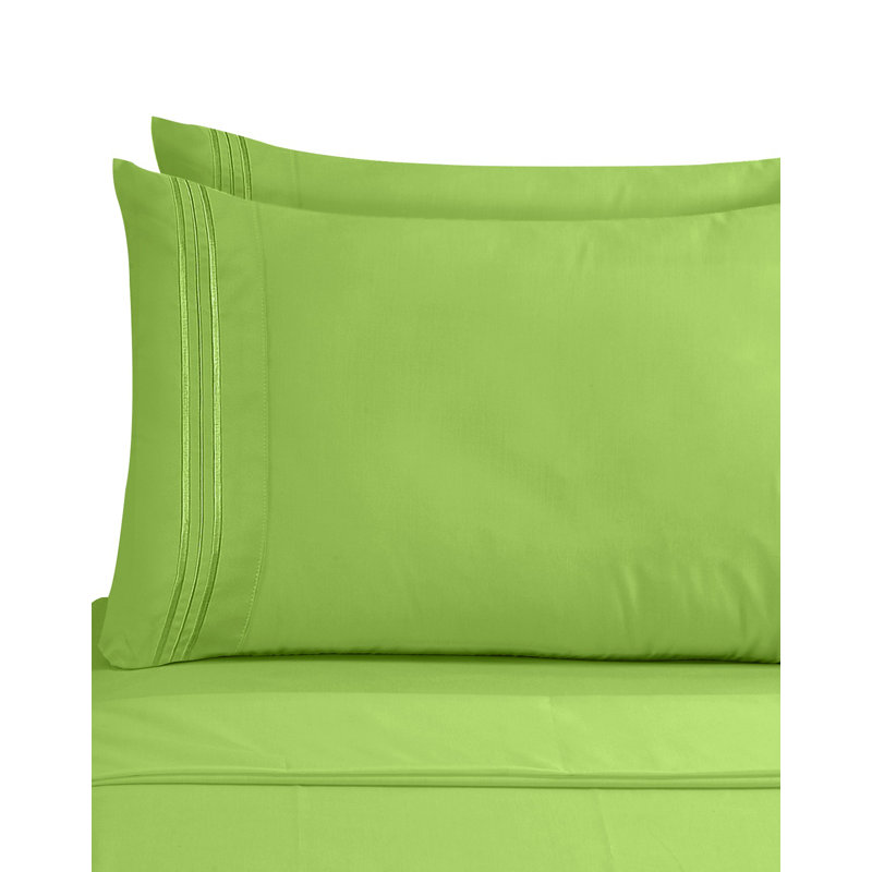 Premium Microfiber Pillow Case, Standard, Garden Green
