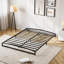 Hayli Low Profile Bed Frame, Heavy Duty Low Bed Frame Metal, Mattress Foundation with Steel Slat Support, No Box Spring Needed, Easy Assembly-1253895627-1253895626-1214413584