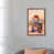 Toile avec cadre en bois brun classique n'est pas disponible
