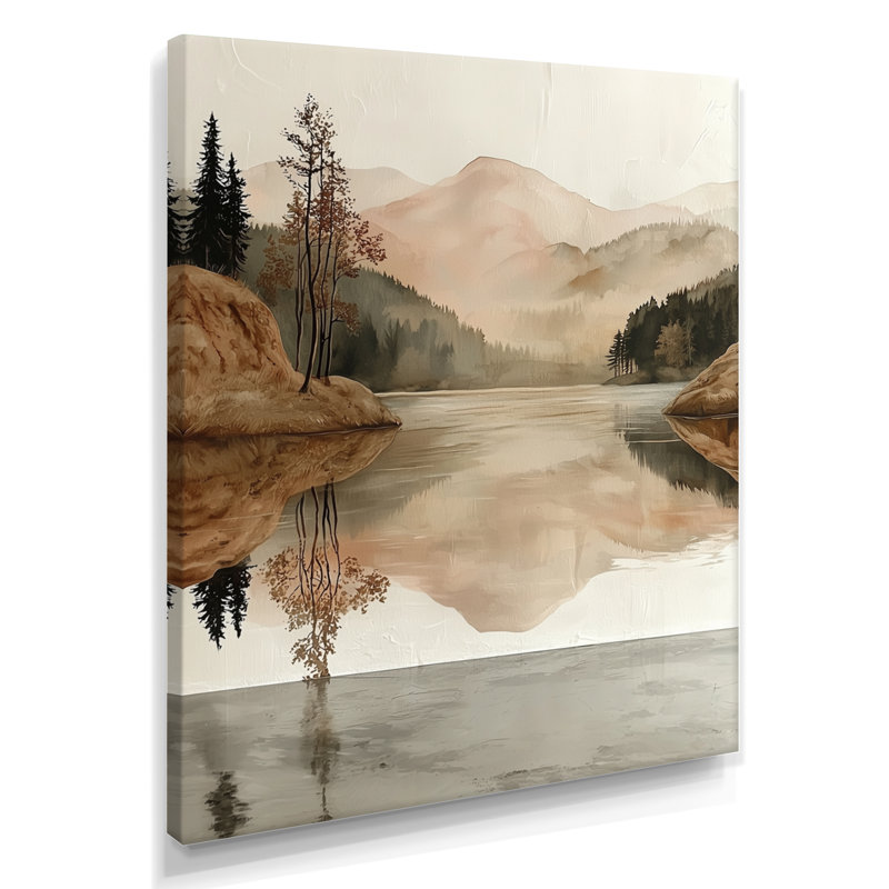 Gimondo - Landscapes Wall Art, 40" H x 30" W, Wrapped Canvas, Does Not Apply