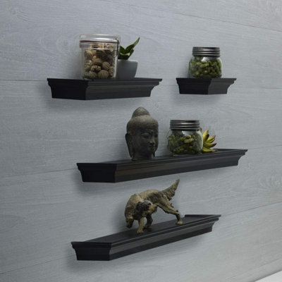 Marijonas 4 Piece Floating Shelf