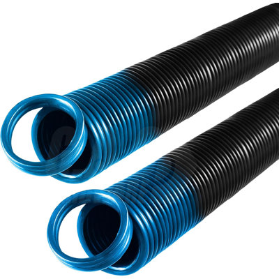 Heavy-Duty Double-Looped Garage Door Extension Spring - 90 Lb - Blue