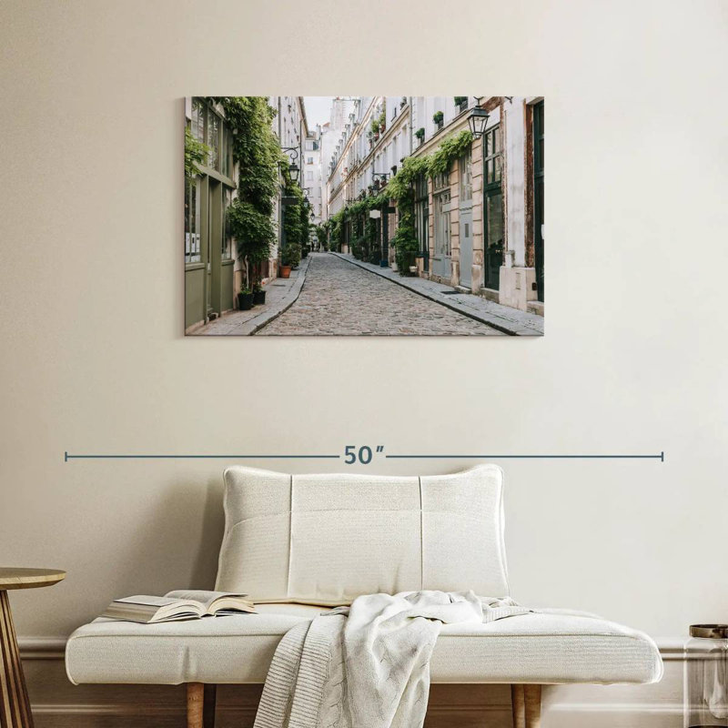 Sirci pavé rue de Paris, H 24 po x l 36 po
