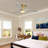 52 Inch Decorative Led Ceiling Fan With Dimmable Led Light 6 Speed Remote 3 Solid Wood Blades Reversible Dc Motor-2103949839-2103949838
