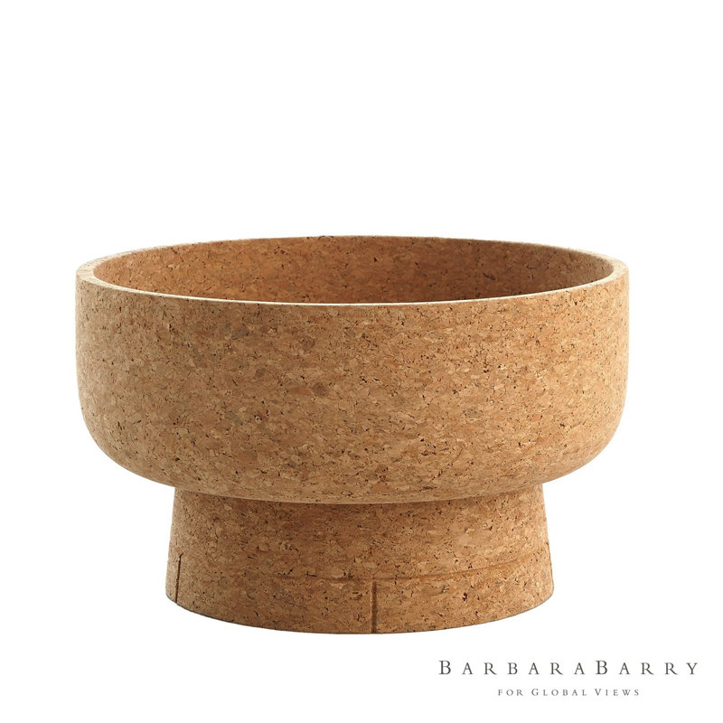 Tazza Cork Bowl, 9.5" H x 16" W x 16" D