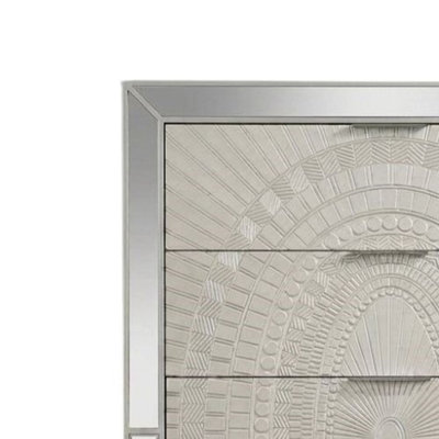 Commode 5 tiroirs Isadora Silver