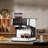 15 Bar Semi-automatic Espresso Maker With 30-position Grinder And Milk Frother Steam Wand