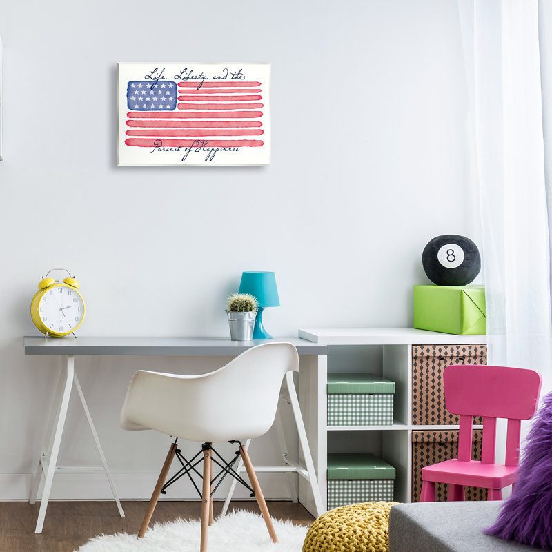 «All American Patriotic Expression» par Darlene Seale, H 13 po x l 19 po