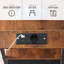 End Table with Built-In Outlets