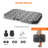 Outdoor Shower Pool Shower Portable Non-Slip Garden Shower with Adjustable Water Flow Height for Outdoor Water Play Backyard Pool Beach Spa Lawn Grey