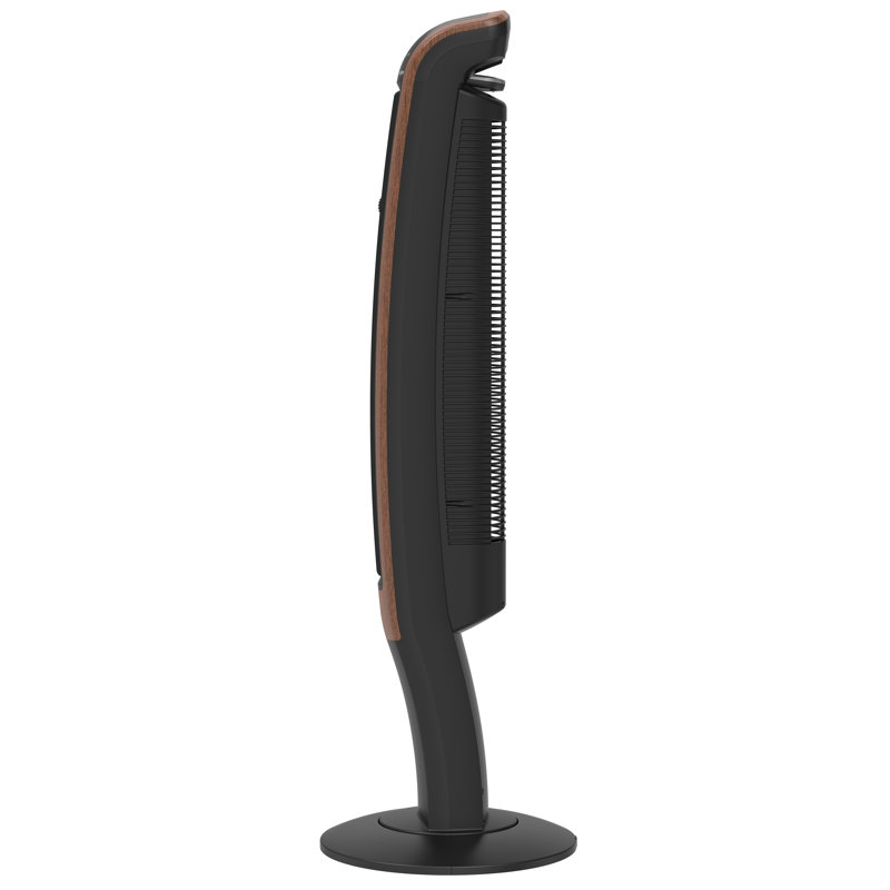 Lasko 42" Black and Woodgrain Bluetooth Oscillating Tower Fan