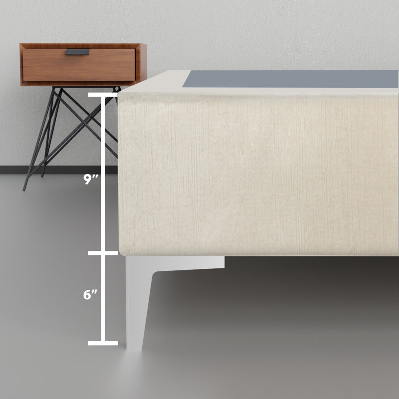 Dianne Solid Wood Platform Bed, Extra-long Twin