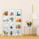 FCH 4 couches 12 compartiments sans porte en plastique blanc taille de compartiment