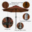 Parasol de marché inclinable Tempo de 2,74 m-866887145