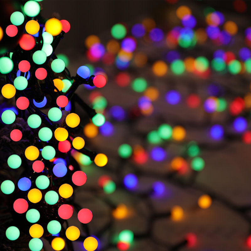 393" LED String Lights with 8 Modes, Multicolor