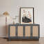 Buffet de 59,8 po Arnout, table de buffet, armoire de salle à manger avec rangement-793563782