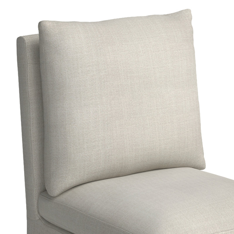 Chaise d'appoint rembourrée Alayaa, Lin Performance Effie