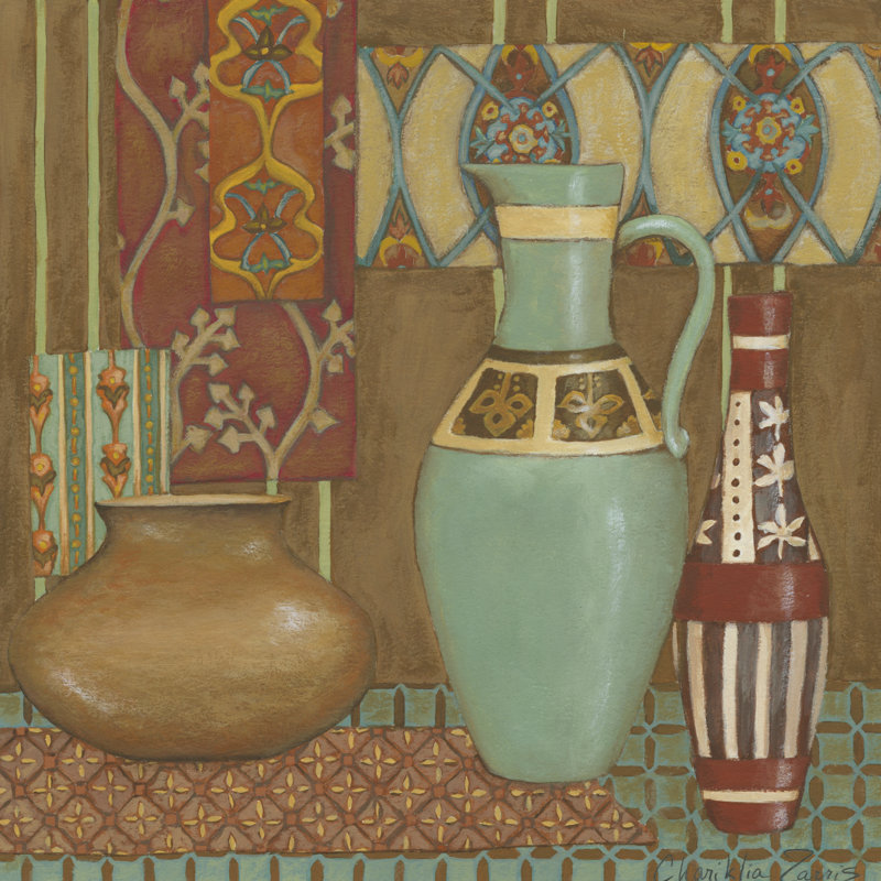 Tapestry Still Life I 1 Piece Wrapped Canvas Wall Art, 76cm H x 76cm W
