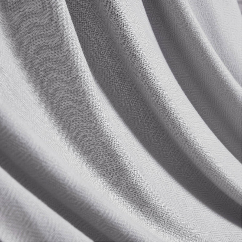 Couverture en rayonne 1 pièce, Couvre-lit double, Grey