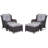 Bonia Outdoor Lounge Chair with Ottoman-1515826332