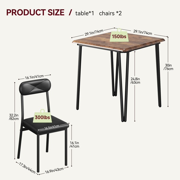 Dimensions du produit