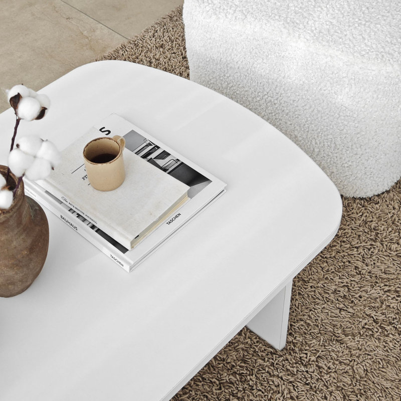 Table basse, Blanc