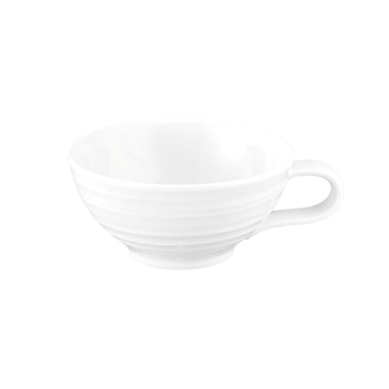 Porcelain Teacup, White