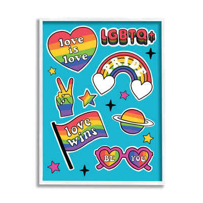 " LGBTQ Be You Pride Rainbows " by Lisa Barlow